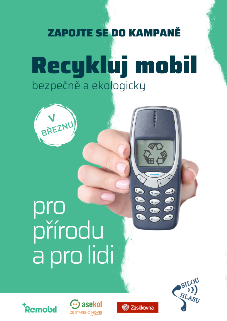 Leták kampaň Recykluj mobil